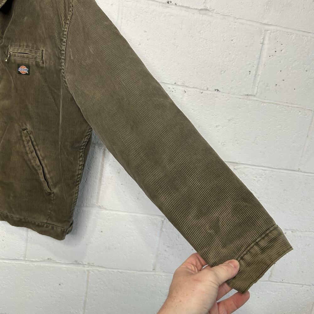 Vintage Dickies Quilt-Lined Corduroy Detroit Jacket “Green” - Picture 9 of 14